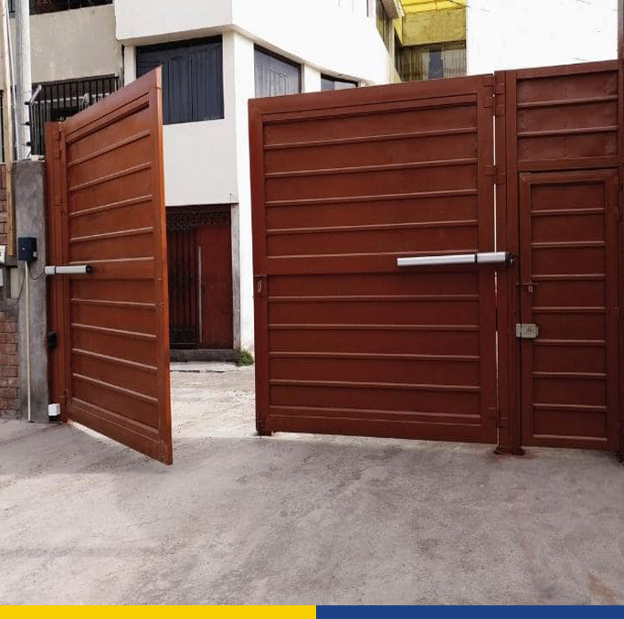 puertas de garaje batientes