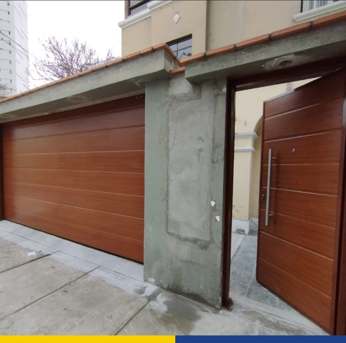 puertas de garaje seccionales