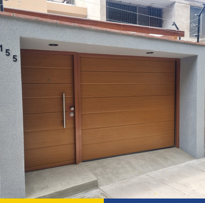 puertas de garaje seccionales